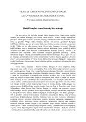Krikščionybės tema lietuvių literatūroje