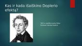 Doplerio efektas (skaidrės) 4 puslapis