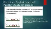 Doplerio efektas (skaidrės) 5 puslapis