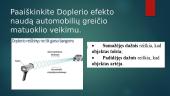 Doplerio efektas (skaidrės) 6 puslapis