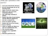 Pollution. How would we can save the Earth? 13 puslapis