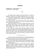 Aliuminis ir jo reikšmė žmogaus veikloje 2 puslapis