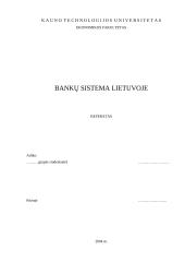 Bankų sistema Lietuvoje