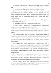 Lietuvos bankinės sistemos raidos ypatumai 12 puslapis