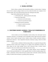 Centrinio banko (CB) vaidmuo ir funkcijos 8 puslapis