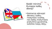 Europos kalbų diena (skaidrės) 3 puslapis