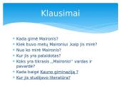 Maironis: gyvenimas ir kūryba  2 puslapis