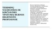 Teriminų naudojimas ir kirčiavimo ypatumai burnos higienisto profesijoje
