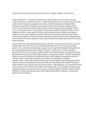 Moralės tema lietuvių literatūroje. Įžanga ir pastraipa
