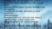 Gundės paveikslas I.Šeiniaus romane ,,Kuprelis“ 7 puslapis