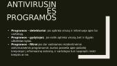 Kompiuteriniai virusai ir antivirusinės programos (skaidrės) 8 puslapis