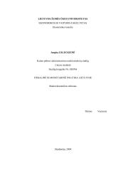 Fiskalinė ir monetarinė politika Lietuvoje 11 puslapis