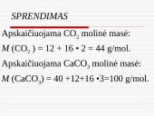 Skaičiavimai pagal reakcijų lygtis 11 puslapis