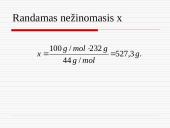 Skaičiavimai pagal reakcijų lygtis 13 puslapis