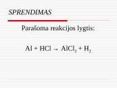 Skaičiavimai pagal reakcijų lygtis 15 puslapis