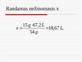 Skaičiavimai pagal reakcijų lygtis 19 puslapis