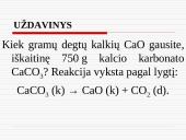 Skaičiavimai pagal reakcijų lygtis 20 puslapis