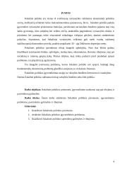 Fiskalinės politikos priemonės, jos įgyvendinimo problemos, ribojimai ir pasirinkimo galimybės 4 puslapis