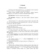 Vektoriai. Algebros konspektas