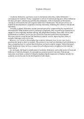 Academic dishonesty (essay)