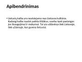 Lietuvių kalbos istorija - skaidrės 11 puslapis
