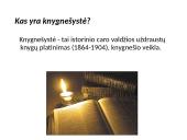 Lietuvių kalbos istorija - skaidrės 4 puslapis