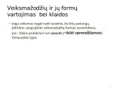 Morfologijos klaidos ir jų taisymas 12 puslapis
