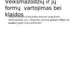 Morfologijos klaidos ir jų taisymas 17 puslapis