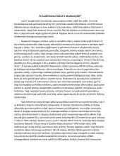 Ar suderinama laisvė ir atsakomybė?