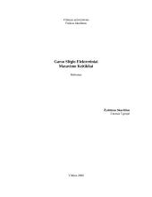 Garso slėgio elektretiniai matavimo keitikliai