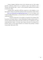 ES politika genetiškai modifikuotų organizmų atžvilgiu 14 puslapis