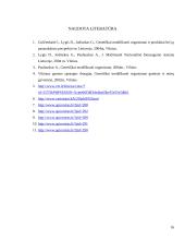 Genetiškai modifikuoto maisto produktai ir jų poveikis sveikatai 15 puslapis