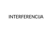 Interferencija