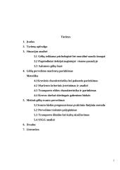 Nestandartinių situacijų gabenant gėles analizė ir sprendiniai