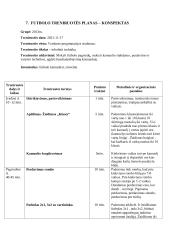 Laisvalaikio sporto studijų programos praktikos ataskaita. Treniruočių planai - konspektai 10 puslapis