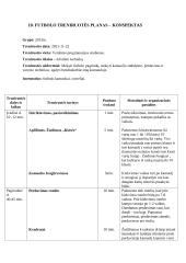 Laisvalaikio sporto studijų programos praktikos ataskaita. Treniruočių planai - konspektai 14 puslapis