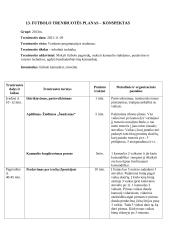 Laisvalaikio sporto studijų programos praktikos ataskaita. Treniruočių planai - konspektai 19 puslapis