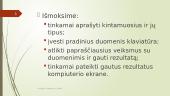 Tiesiniai algoritmai. C++ programavimo pagrindai 3 puslapis