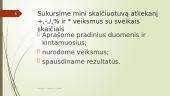 Tiesiniai algoritmai. C++ programavimo pagrindai 6 puslapis