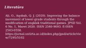 Pradinių klasių mokinių pusiausvyros ugdymas naudojant tradicinius žaidimus 10 puslapis