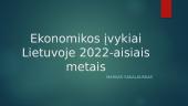 Ekonomikos įvykiai Lietuvoje 2022-aisiais metais