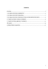 Globalizacijos veiksnių įtaka valdymui 2 puslapis