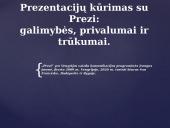 Prezentacijų kūrimas su Prezi