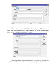 Įmonės padalinių saugus apjungimas su “MikroTik” maršrutizatoriais 7 puslapis