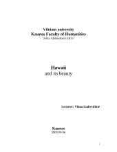 Hawaii and its beauty