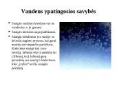 Ypatingosios vandens savybės (skaidrės) 12 puslapis