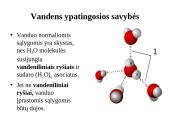 Ypatingosios vandens savybės (skaidrės) 3 puslapis