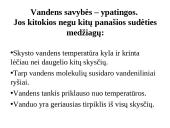Ypatingosios vandens savybės (skaidrės) 4 puslapis