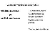 Ypatingosios vandens savybės (skaidrės) 8 puslapis