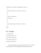 HTML puslapių išdėstymas 6 puslapis